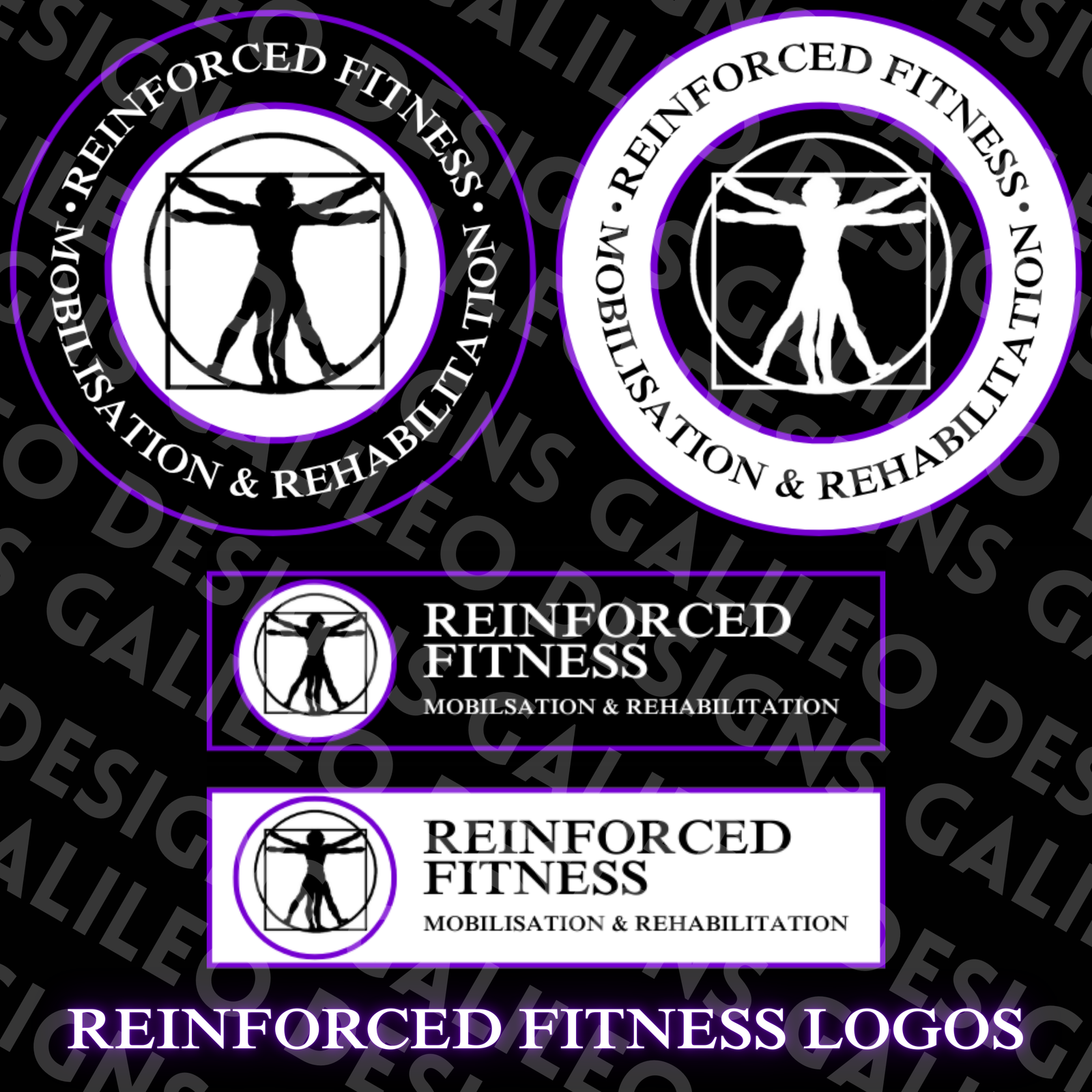 Reinforced Fitness Logos